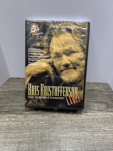 KRIS KRISTOFFERSON DAS VERMONT KONZERT LIVE DVD SELTEN neu versiegelt