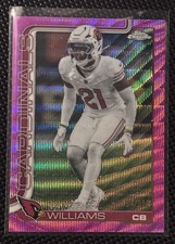 2025 Topps Chrome NFL Garrett Williams Cardinals Refractor /250