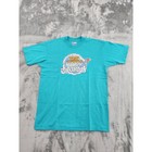 Vintage Hanes Birthday Over The Hill Airplane Graphic Tee Size L Blue Humor Gift