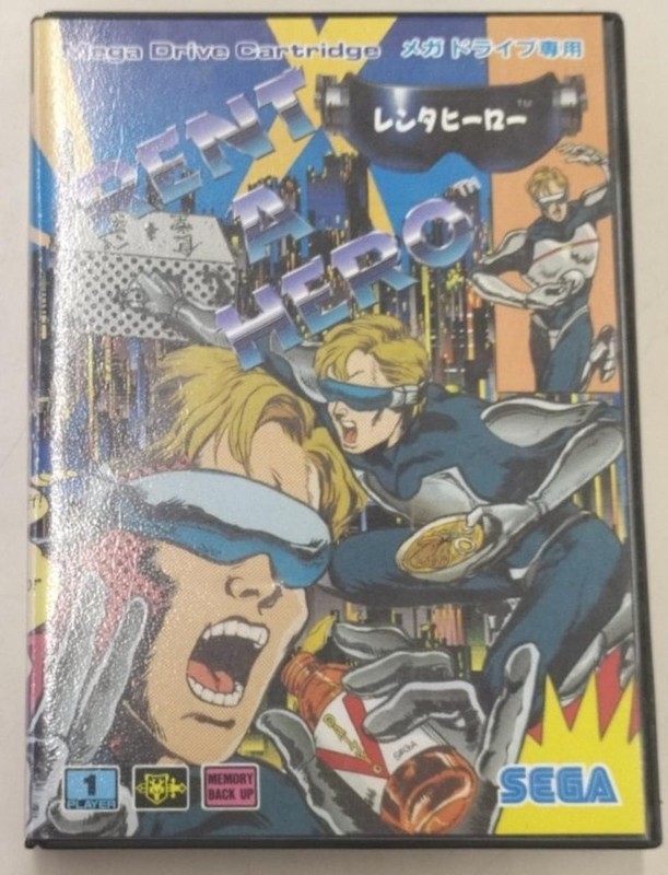 Mega Drive Software Model Rent A Hero Sega Enterprises