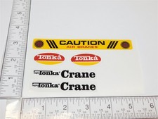 Mighty Tonka 1974/75 Crane Construction Truck Replacement Sticker Set TK-334