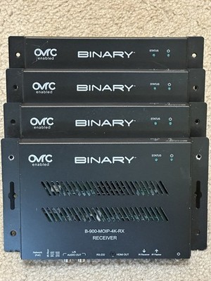 Binary Receiver B-900-MOIP-4K-RX (lot of 4)