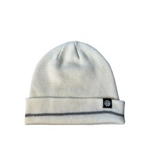 Rei Co-Op Cream Gray Stripe Beanie Unisex One Size Hat Cap