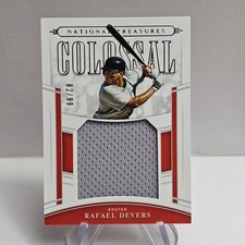 2020 Panini National Treasures Colossal Materials /99 Rafael Devers #CM-RD