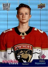 Aleksi Heponiemi 2020-21 Upper Deck Rookie Class SE RC #RC-2 Florida Panthers