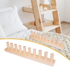 Wooden Knitting Loom Kit DIY Crafting Portable Home Decoration Hand Knitting