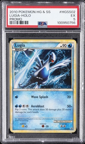 Lugia graded PSA 5 for sale on eBay