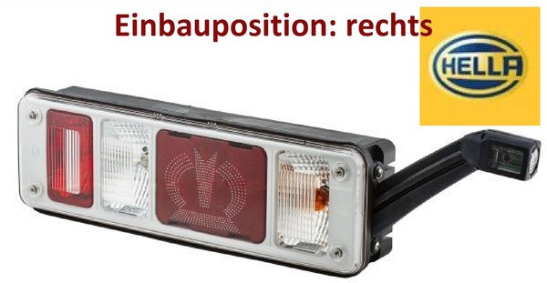 Hella 2VP340961-541 Heckleuchte Rechts RüCklicht Hecklicht RüCkleuchte-image