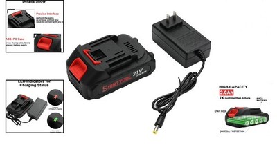 Chargeur De Batterie 21V Dewei Pour Outils électriques - Prise 8602, Neuf Et Générique