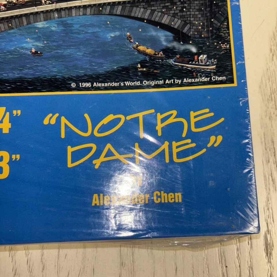 Rompecabezas Notre Dame 1500 piezas vintage de Alexander Chen 24x33 nuevo sellado Foto 3 de 4
