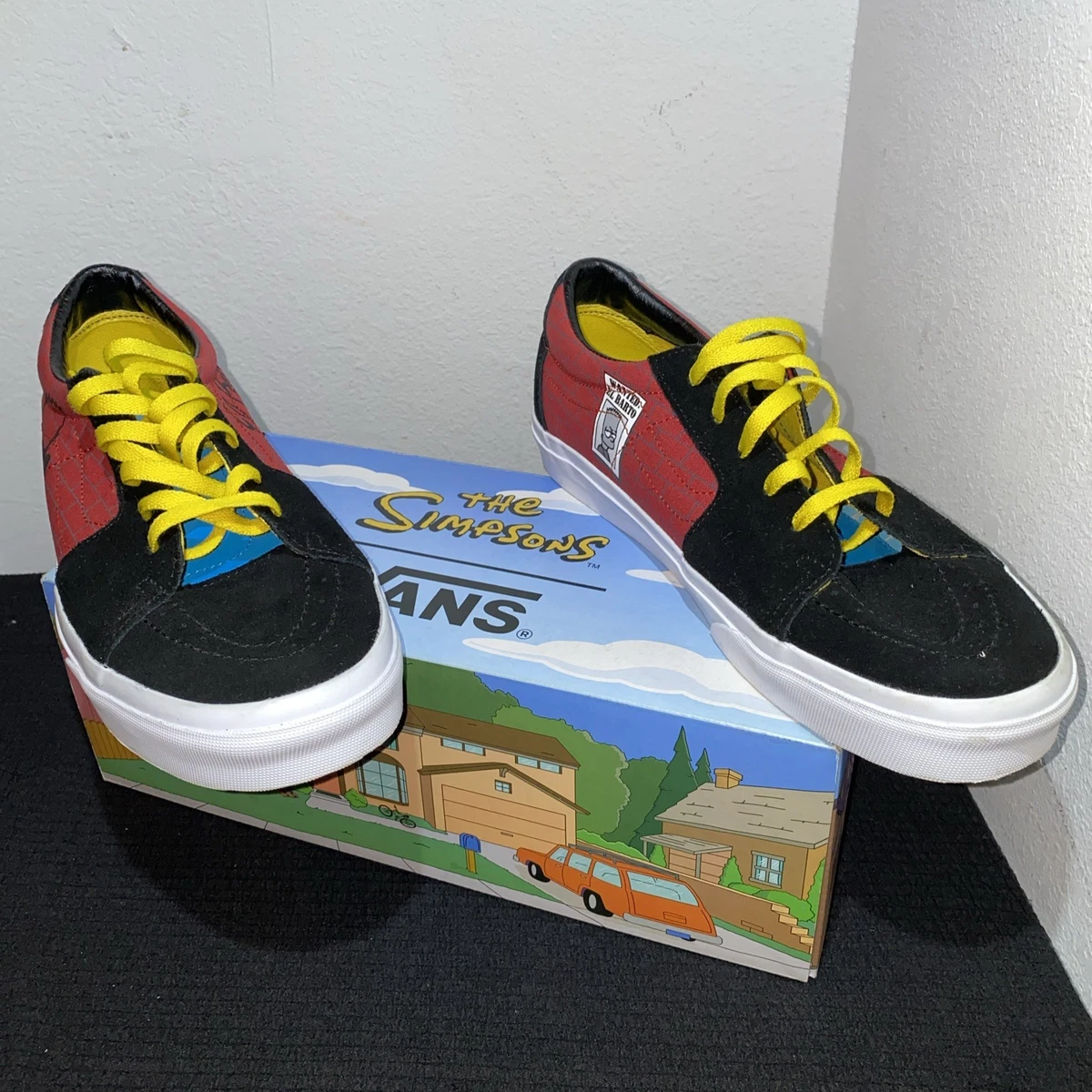 Vans Simpsons x Vans Sk8-Low El Barto Men\'s 9.5 Women\'s 11 NWB Vans Mens The Simpsons X Vans El Barto SK8 Low Sneakers main image 3