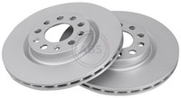 2X Bremsscheibe Beschichtet A.B.S. 17855 FüR 159 Alfa Spider Brera Sportwagon