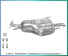 Endschalldämpfer für Opel Zafira A 1.6 1.8 2.2 Bj.99-03 Auspuff Endtopf