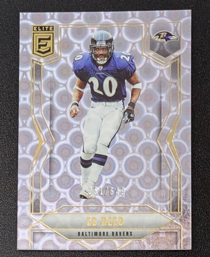 Ed Reed #72 Donruss Elite 2025 Lavender Pyramid #/649 RAVENS