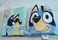 Bluey Stuffie And Travel Throw Blanket 40" 50" 102 cm  127cm 