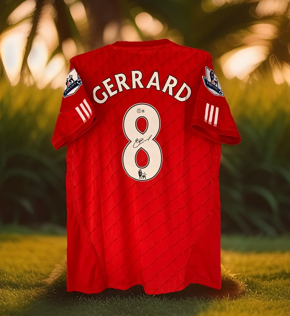 Steven Gerrard 原始体育亲笔签名的项目| eBay
