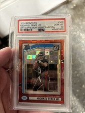 2024 Panini Donruss - Rated Rookie Michael Penix Jr Optic Red Pandora Psa 10