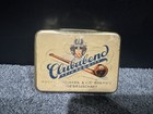 Rare 1920s German “Clubabend" litho hinged 50 gm humidor tobacco tin — photo 2