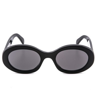 CELINE CL40194U 40194 TRIOMPHE Paris Black Gold Logo Oval Unisex