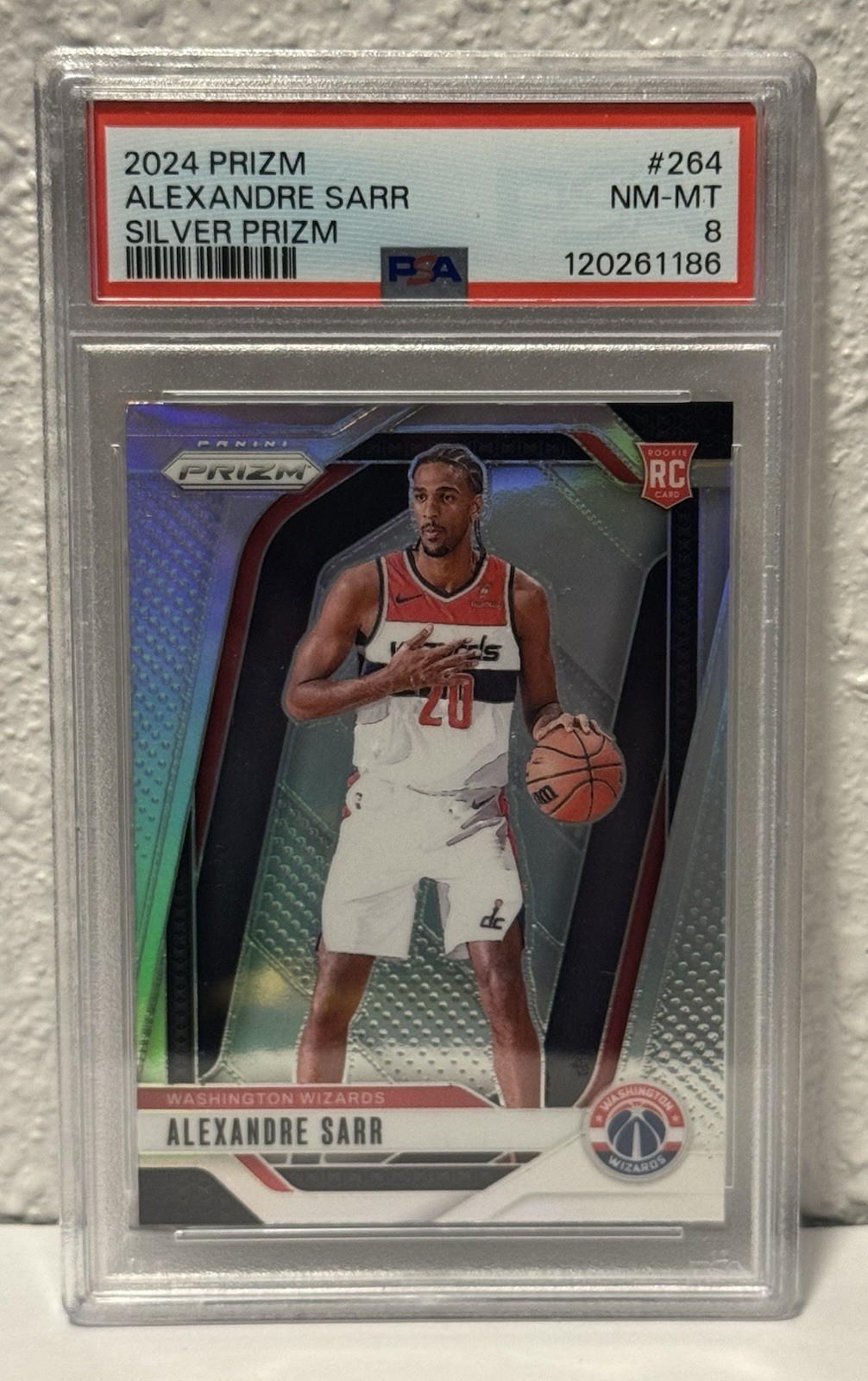 2024-25 Panini Prizm - Alexandre Sarr #264 Silver Prizm (RC)