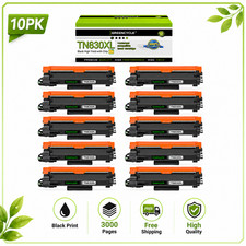 TN830XL Toner 10 Pack High Yield for Brother TN-830XL DCP-L2647DW HL-L2400D