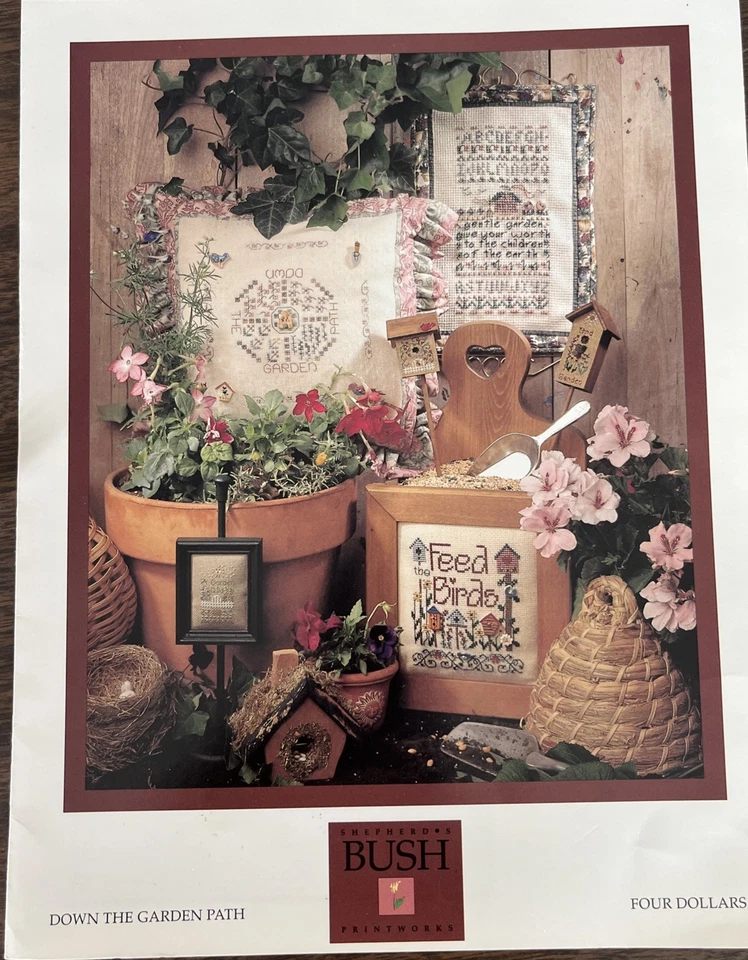 Shepherds Bush DOWN THE GARDEN PATH ~ Overdyed Threads & Discontinued Buttons - Image 2 of 4