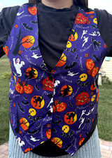 VTG Basic Editions Happy Halloween Vest Teach...