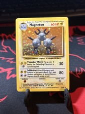Magneton 9/102 Holo Rare Unlimited Base Set Pokemon TCG MP1 on eBay