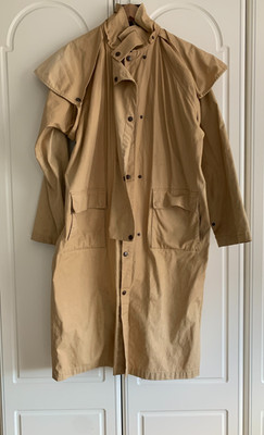 Rydale Westerdale hellbrauner klassischer Outback Mantel / Mac Größe Medium - Kapuze