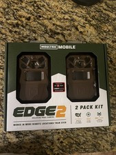 Moultrie Mobile Edge 2 36MP Cellular Trail Camera 2 Pack Kit Brown MMC-14124