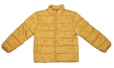 The Childrens Place Kids Medium 7/8 Yellow Mustard Puffer Jacket Full Zip Coat