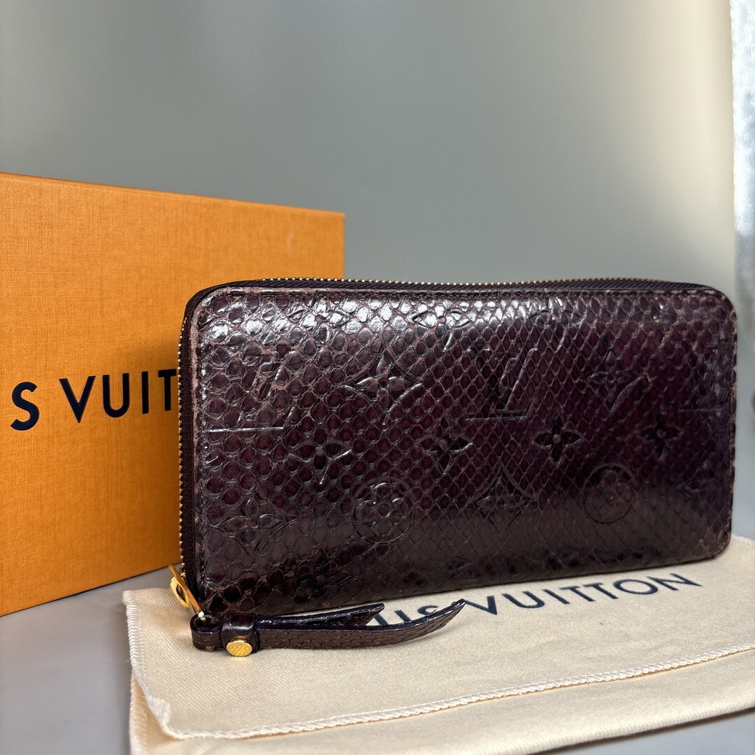 Louis Vuitton Python Zippy Wallet Monogram Purple… - image 3