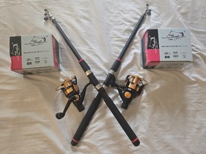 2 Rod & Reel Combos - 6'9"