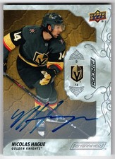 2023-24 Upper Deck Engrained 2019-20 Oak Autographs NICOLAS HAGUE #66 Vegas Auto
