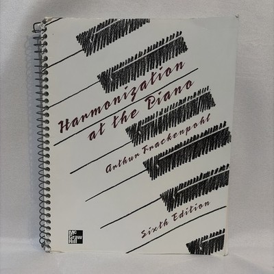 Harmonization at the Piano by Arthur Frackenpohl Sixth Edition