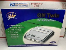 Yobo Gameware GN Twin Silver Console Plays Sega Genesis Nintendo NES - NEW