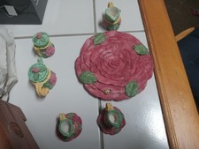 Vintage Youngs Inc 1995 Miniature Rose Tea Set Super cute for a collector