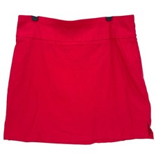 Rafaella Red Skort M Activewear Tennis Golf Mesh Lining Stretch Casual Skirt