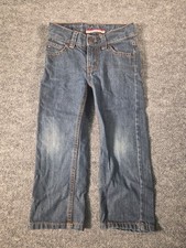 Tommy Hilfiger Boys Jeans Denim Pants Sz 4 Blue Classic Straight Leg Casual Pant