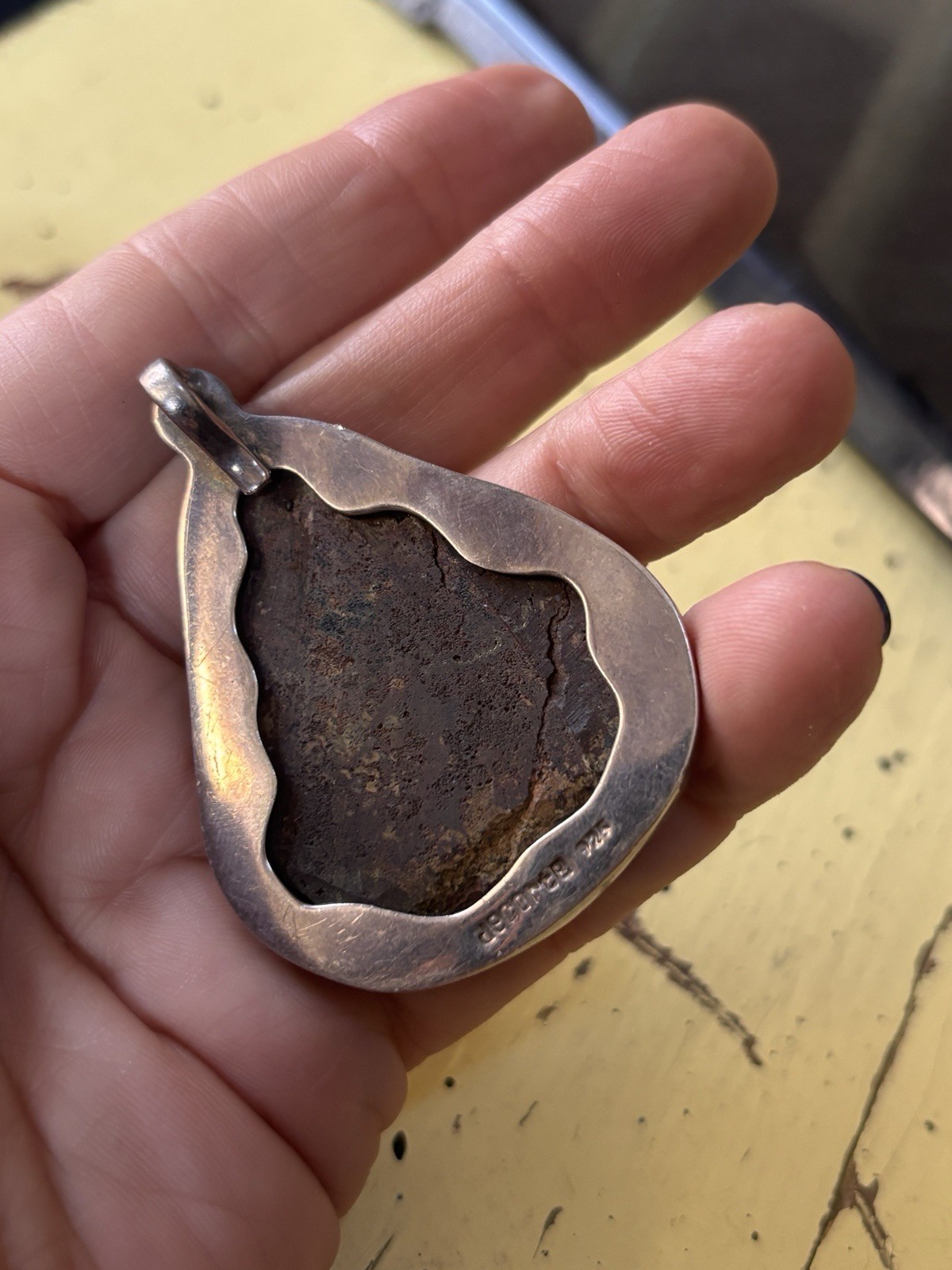 Signed Artisan Michael DeCorte Druzy, Sterling Si… - image 9