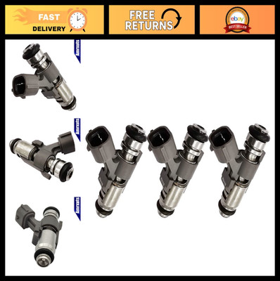 3PCS Fuel Injector Nozzle Set for Kawasaki Mule Pro-FX/FXR/FXT 2015-2020, 2 Hole