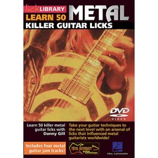 50 Metal Killer Licks Lick Library Series DVD Performed by Danny Gill