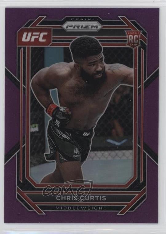 2023 Panini Prizm UFC Purple Prizm 103/149 Chris Curtis #105 pe8