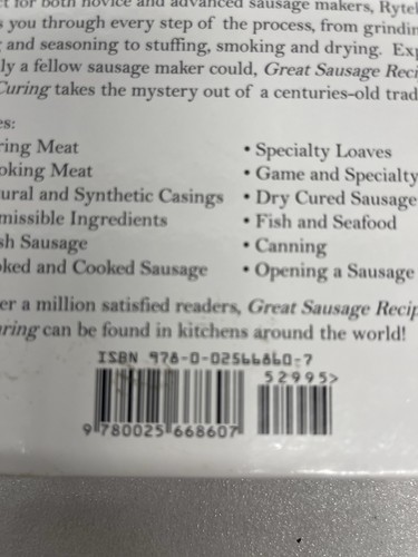 Great Sausage Recipes and Meat Curing 4th Edition by Rytek Kutas Hardcover - Picture 3 of 4
