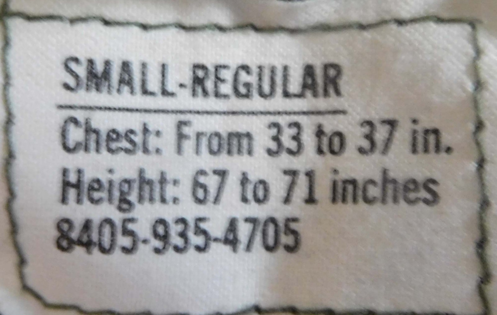 Original U.S. Vietnam O.D. Rip-Stop Jungle Jacket in Small Reg (1968) Deadstock