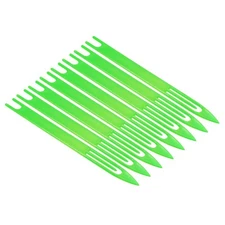 Netting Needle Shuttles 8#, 8 Pack Plastic Fishing Net Repair Tool, Green