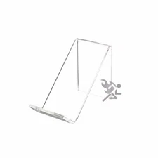 2-3/4" Clear Acrylic Slanted Display Stand Easel Qty: 10
