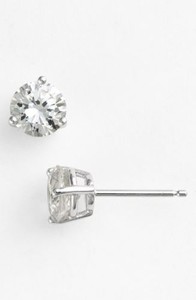 Nordstrom Platinum Plated Sterling Silver 2ct Tw Cubic Zirconia Image Is Loading Nordstrom Platinum Plated Sterling Silver 2ct Tw Cubic