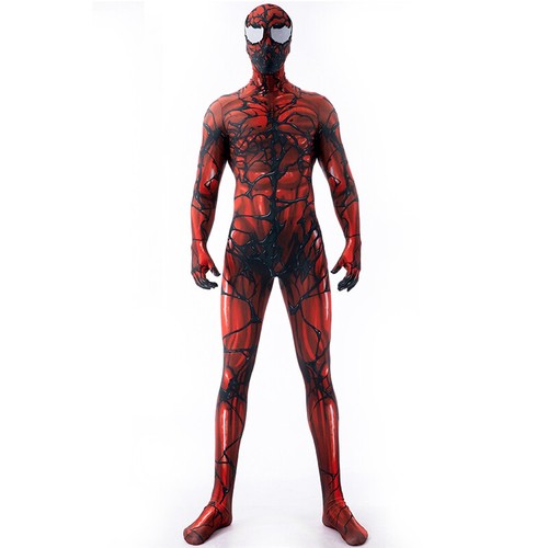 The Venom Carnage Jumpsuit Cosplay Costume 3D Bodysuit Halloween Zentai Party - Picture 1 of 6