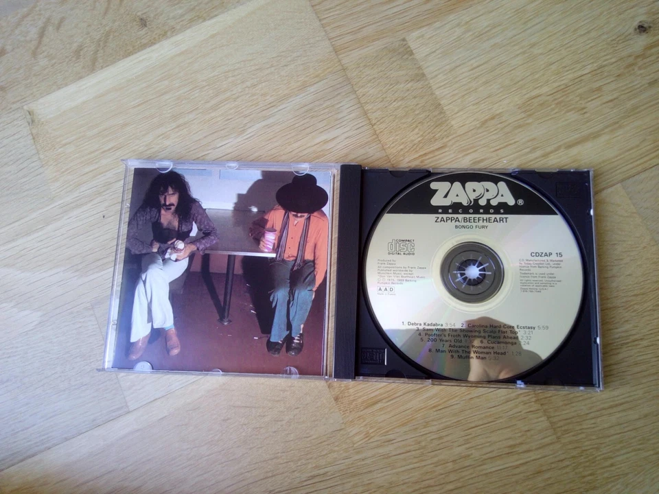 Zappa / Beefheart / Mothers - Bongo Fury - 1989 CD - CDZAP 15 - NM / NM - As New - Bild 4 von 4